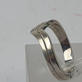 LADIES SILVER DIAMOND RING 2.7GMS Ring Size N / 7 US
